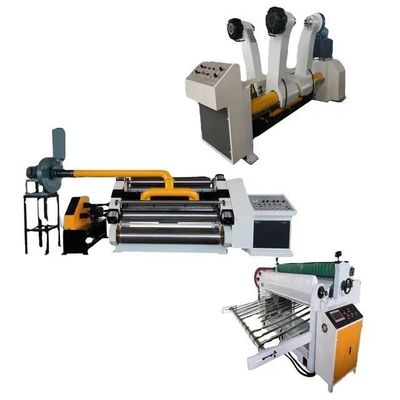 Advanced Steam Heating Corrugated Paperboard Make Production Line for A B C D E Types