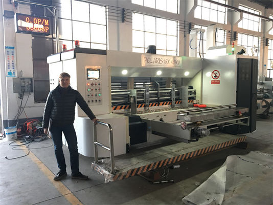 Long Service Life 4 Color Flexo Printing Machine with Slotting and Die-Cutting Functions