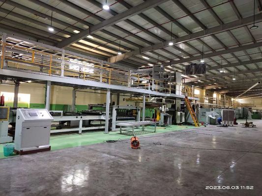 4500 KG High Speed 3ply Corrugated Cardboard Production Line with A/B/C/E/F/BC Flute