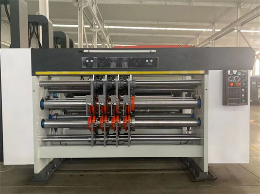 High Speed 2/3/4 Color Flexo Printing Slotting Machine for Corrugated Box Folder Gluer