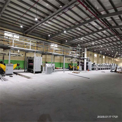5 Layer Corrugated Cardboard Machine with Automatic Grade and 0.75KW Horizontal Output