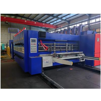 Corrugated Cardboard Flexo Die Cutting and Printing Machine with Full Automation