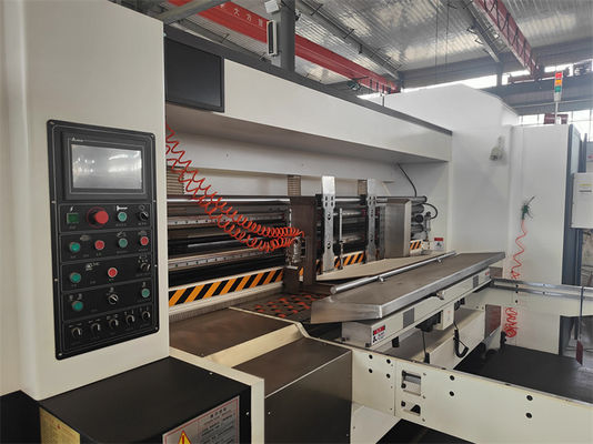 High Speed Corrugated Box Making Machine with Automatic Printing and Slotting Functions