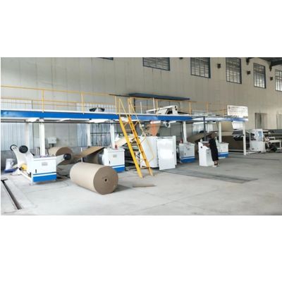 3 Layer Corrugated Cardboard Production Line with Horizontal Output Frequency Control