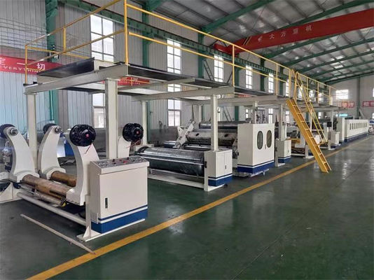 3 Layer Corrugated Cardboard Production Line with Horizontal Output Frequency Control