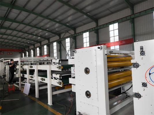 3 Layer Corrugated Cardboard Production Line with Horizontal Output Frequency Control
