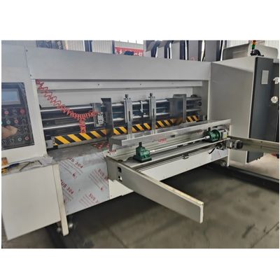 Paper Forming Automatic 4 Color Pizza Box Making Machine Flexo Printing Die Cutter