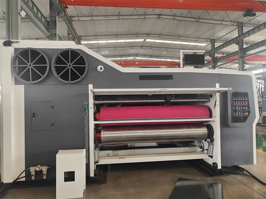Paper Forming Automatic 4 Color Pizza Box Making Machine Flexo Printing Die Cutter