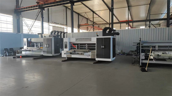 Auto Print And Cut Machine for Corrugated Cardboard Box Printing Slotting Die Cutting