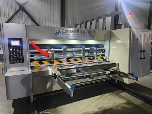 Auto Print And Cut Machine for Corrugated Cardboard Box Printing Slotting Die Cutting