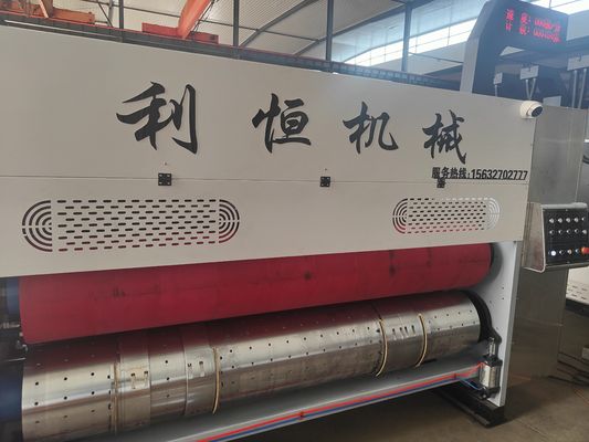 Automatic Flexo 4 Color Printer Slotter And Die Cutter Corrugated Board Printing Machine Restaurant