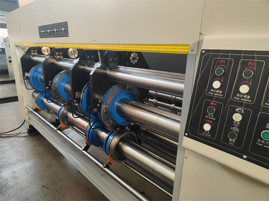 Voltage 380 Automatic Carton Box Making Machine with Flexo Die Cutter / Printing Function