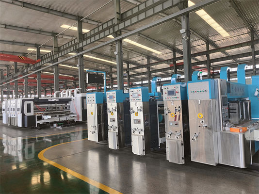 Auto Print And Cut Machine for Corrugated Cardboard Box Printing Slotting Die Cutting