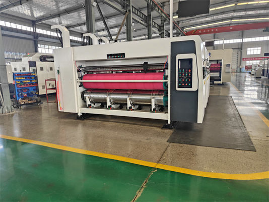 Full Automatic 4 Colour Flexo Printing Slotting Die Cutting Machine with 380V Voltage
