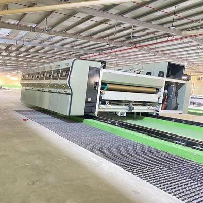 Full Automatic Corrugated Cardboard Printing Slotting Die Cutting Machine Easy Operation