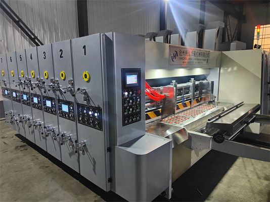 High Speed Corrugated Cardboard Flexo Printing Slotting Machine with Paper Forming