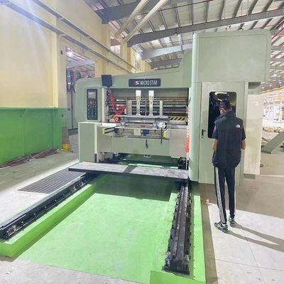 380V High Speed Corrugated Carton Box Water-ink Printing Slotting Die Cutting Machine 2 3 4 5 6 Colour Flexo Printing Machine