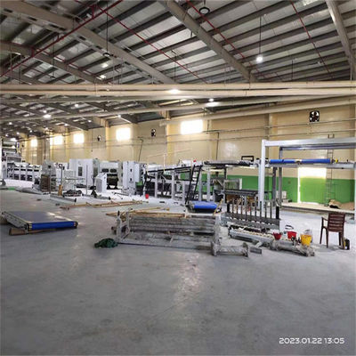 4500 KG Corrugated Board Production Line with Frequency Control and Horizontal Output