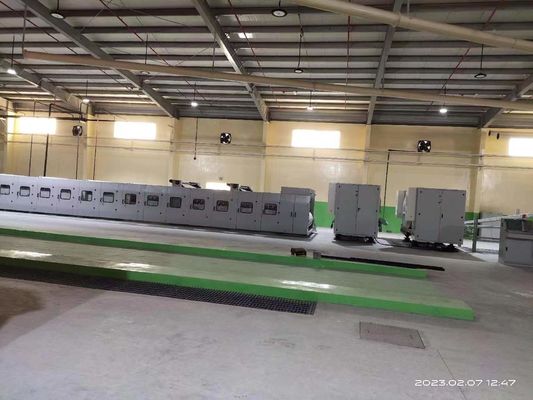 5 Ply Corrugated Cardboard Production Line with Main Driving Motor Servo 12.5KW Made
